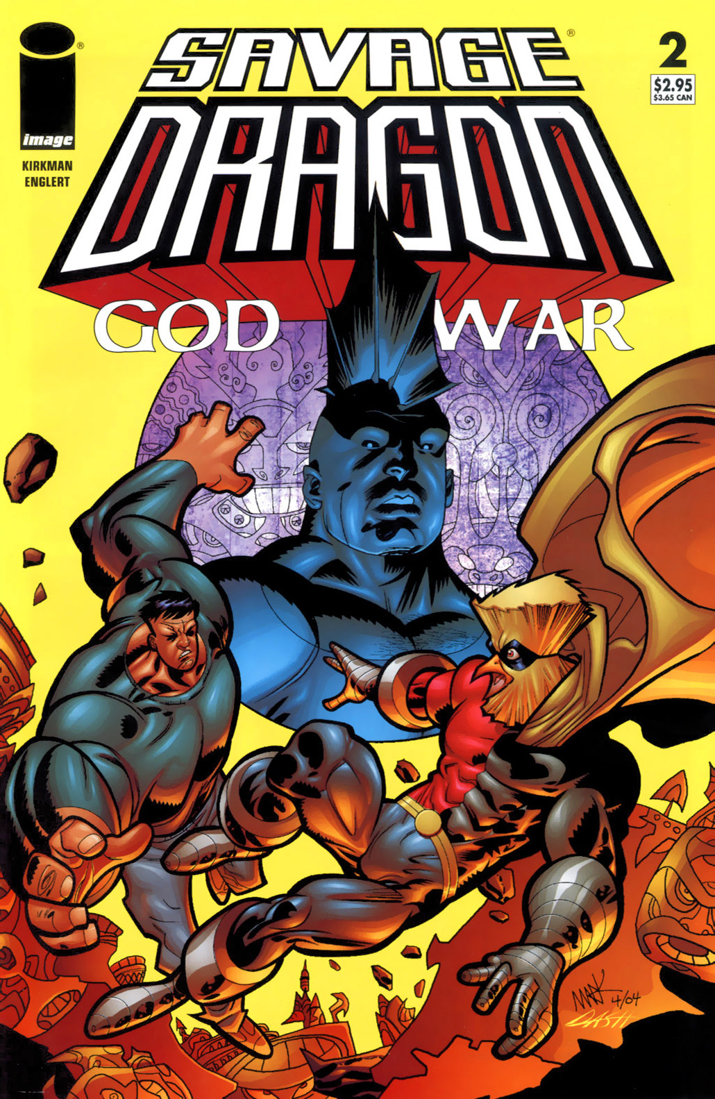 Cover Savage Dragon God War #02