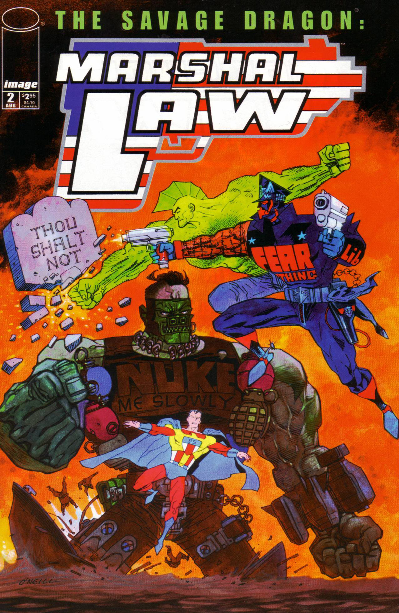 Cover Savage Dragon Marshal Law #02