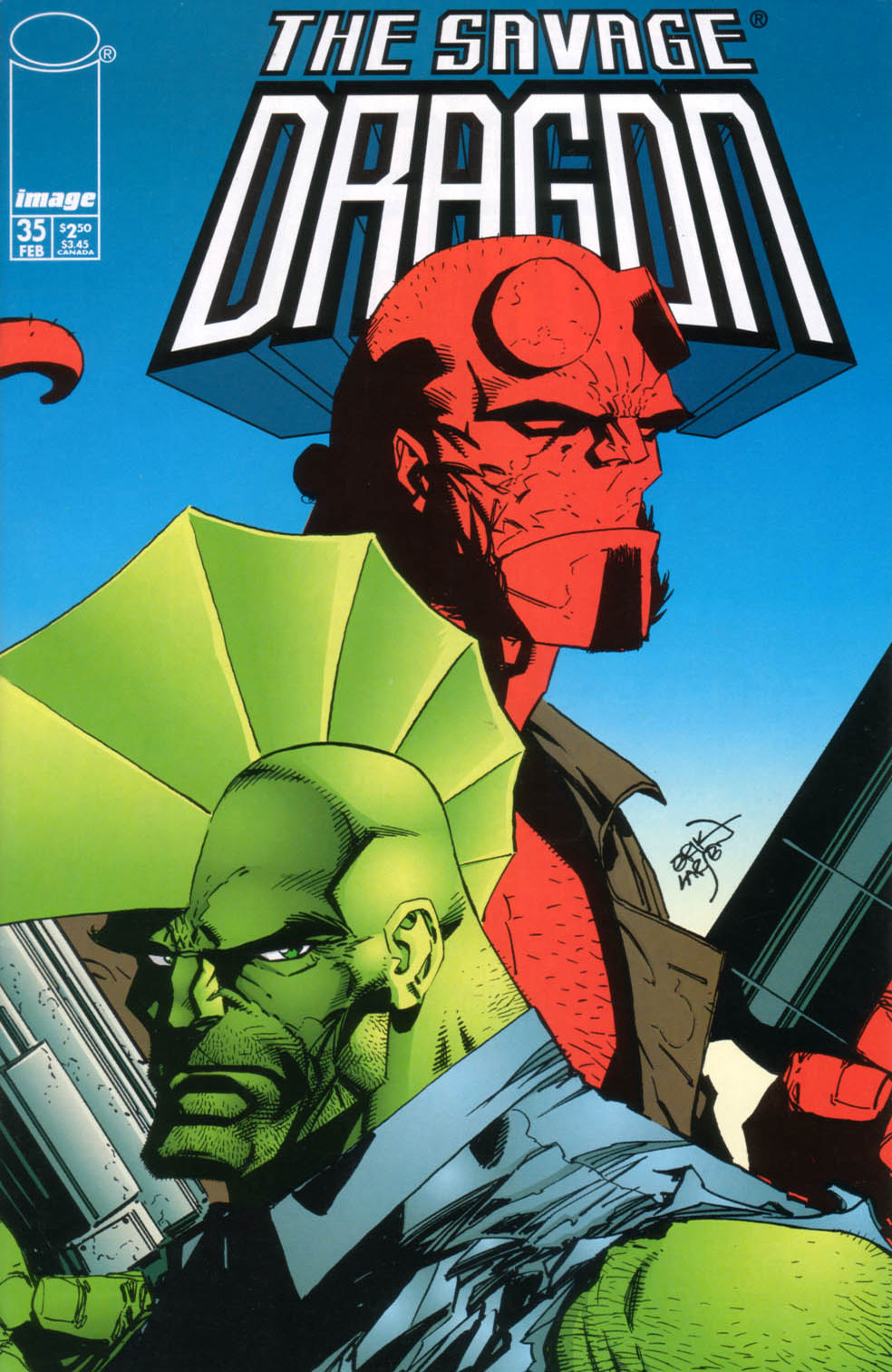 25 Hq Savage Dragon. Origem Unidos Superman Hellboy