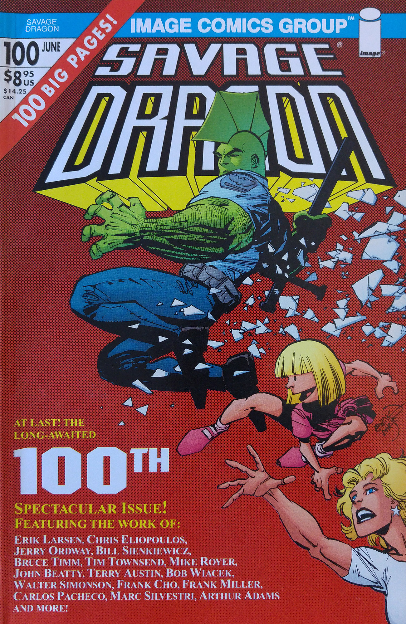 2nd Printing Variant Cover Cover Savage Dragon Vol.2 #100 2nd Printing Variant Cover