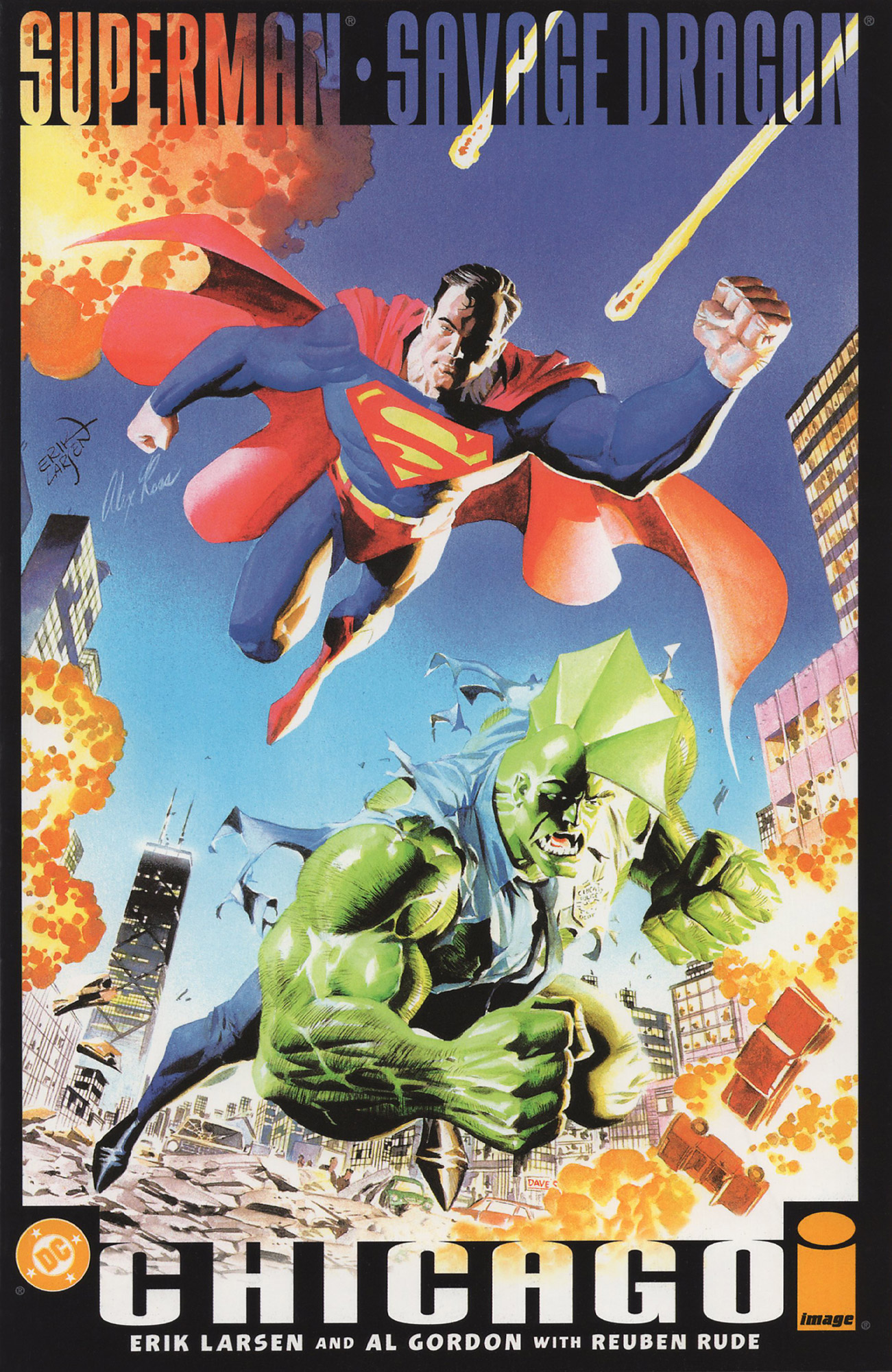 Cover Superman Savage Dragon Chicago