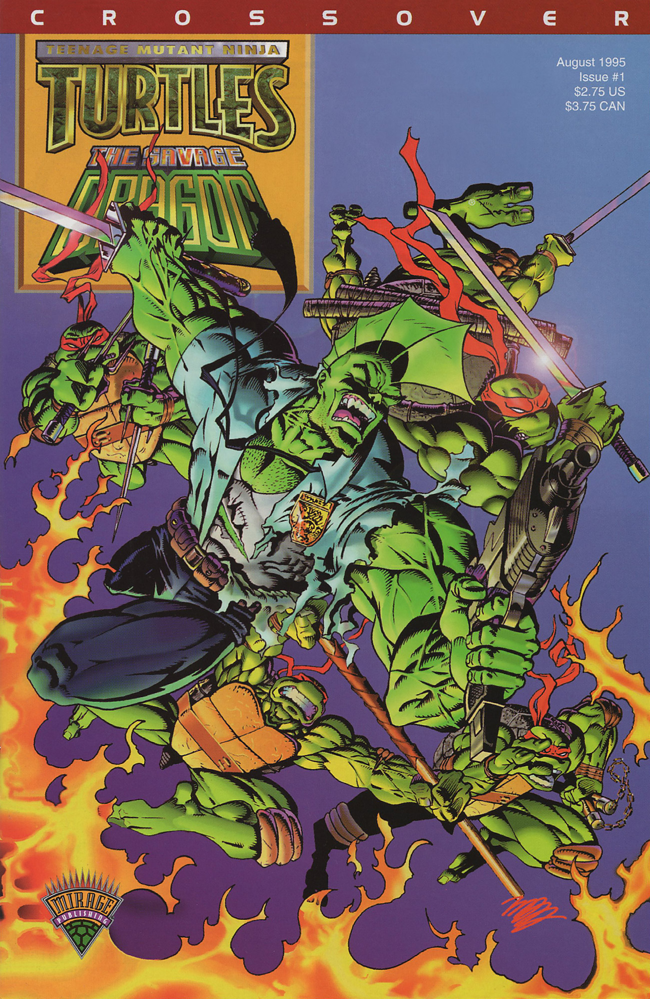 Cover TMNT Savage Dragon